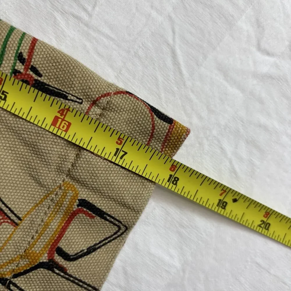 Anthropologie 9-H15 Stcl Wrap Skirt Size 4 Chair Print Cotton Novelty EUC